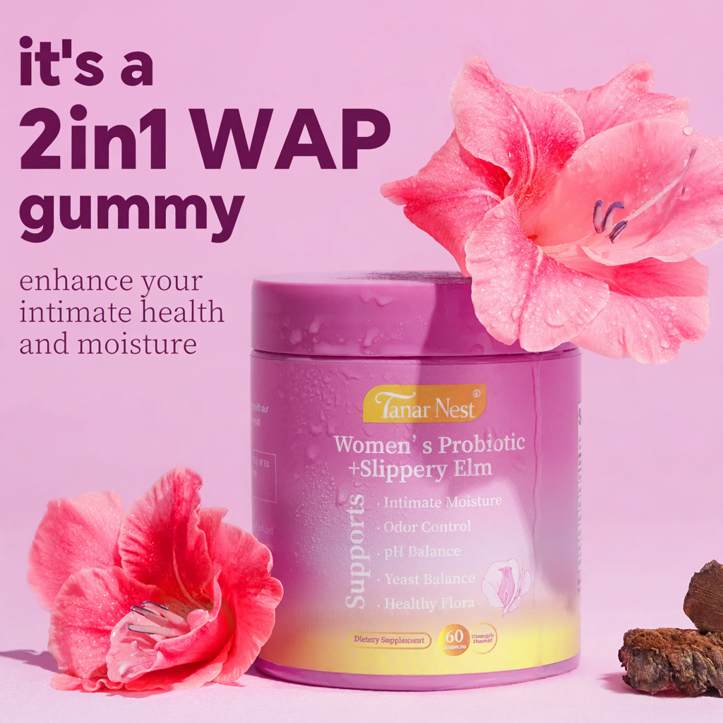 Women's Probiotics Gummies + Slippery Elm